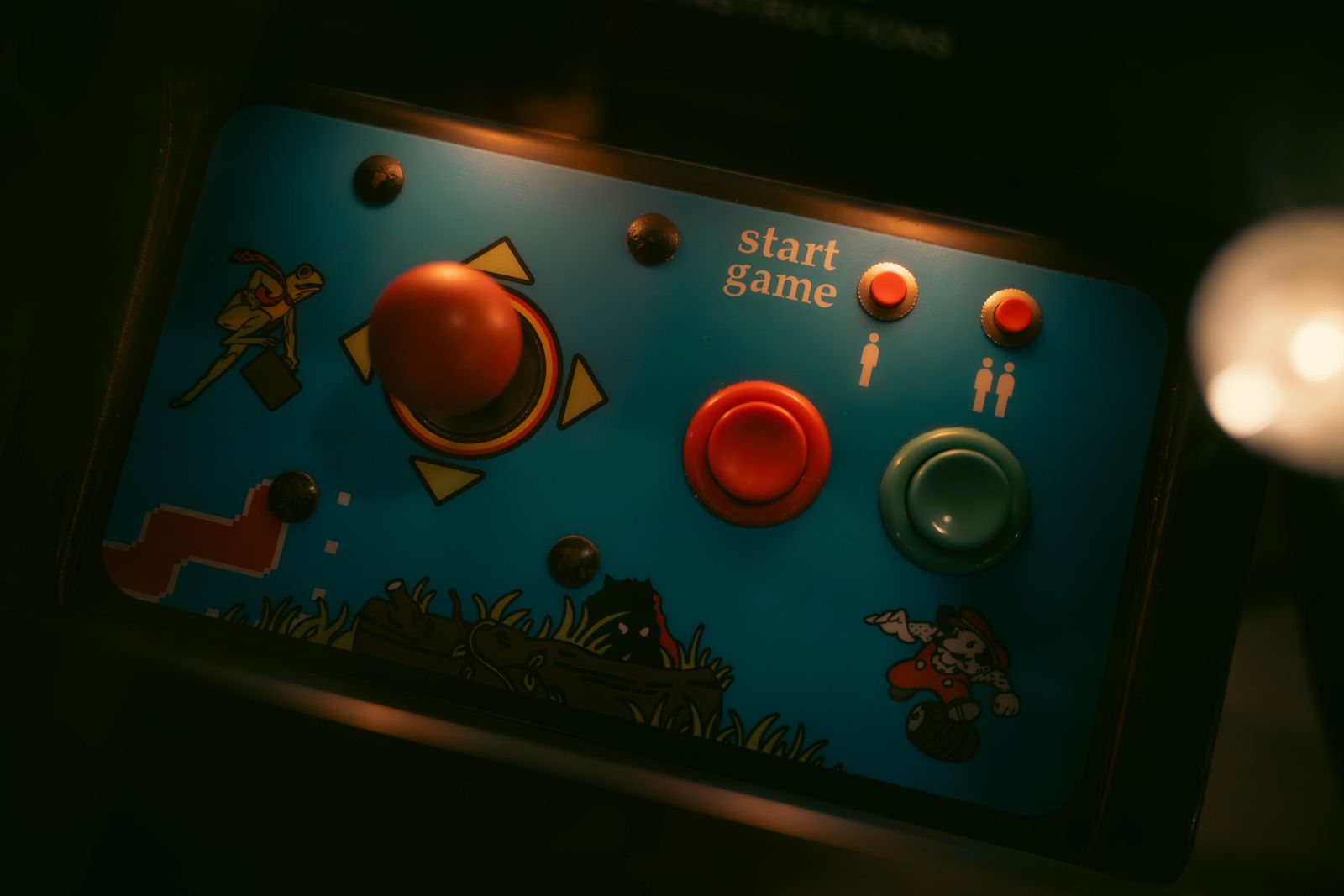 Retro arcade machine