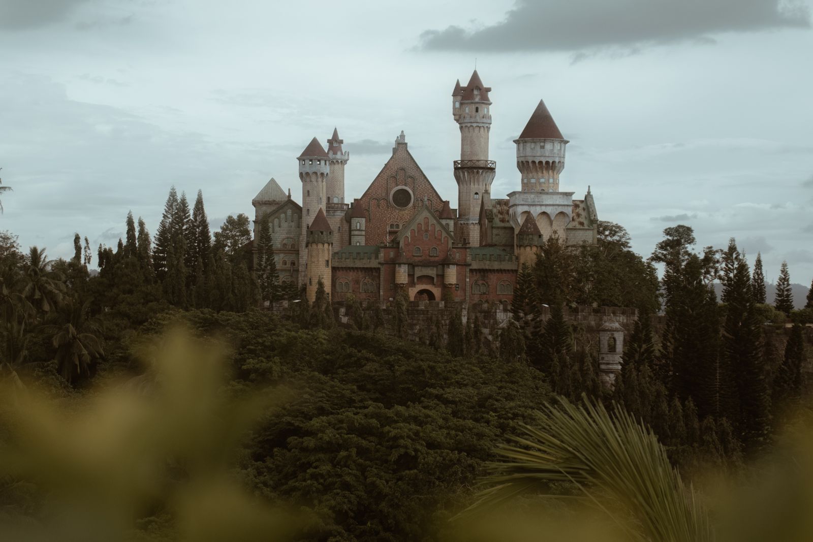 Fantasy castle landscape